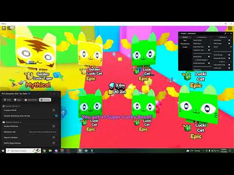 PET SIMULATOR X Script Mobile LUCKY BLOCK UPDSTE AUTO FARM | AUTO HATCH EGG