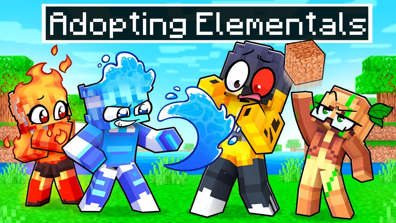 Adopting ELEMENTALS in Minecraft!