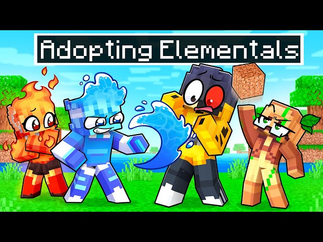 Adopting ELEMENTALS in Minecraft!