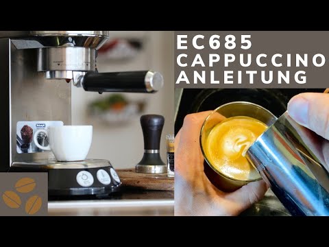 Delonghi Dedica EC685 Barista Anleitung: Cappuccino (deutsch)