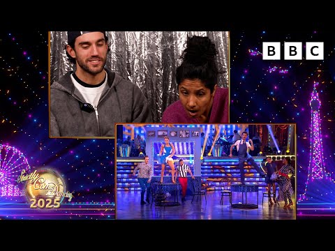 Now this is how you dance on a table at Blackpool, go Ashley Roberts! ✨ BBC Strictly 2025