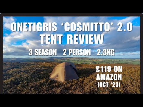 OneTigris Cosmitto 2.0 Tent Review. £119 from Amazon (as of Oct. '23).