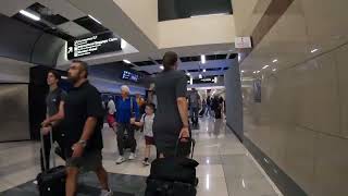 Time Lapse - ATL Airport - Walk from A concourse to F concourse - International