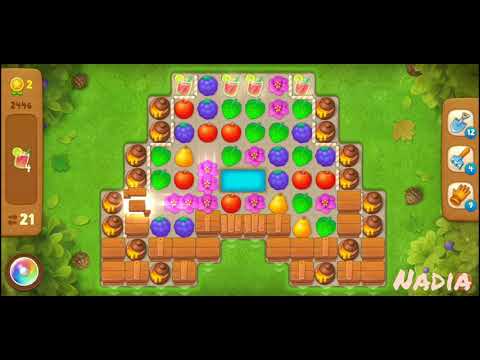 Gardenscapes Level 2446. No Boosters used