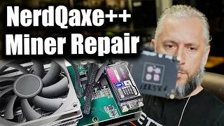 NerdQaxe++ Bitcoin Miner Dead. No Power Repair - Customer gave up.
