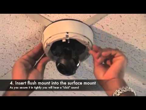Provision HD-SDI IR Dome Camera Installation