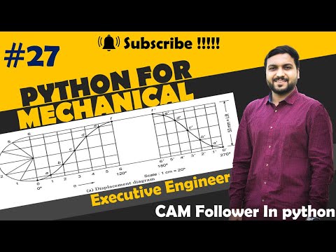 Cam Follower Python For Mechanical Engineer Python Basic Tutorial Shm Cam Follower In Python