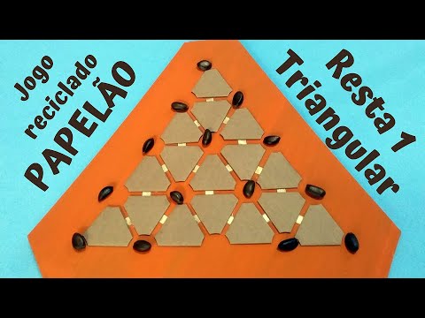 RESTA UM TRIANGULAR – minha versão caseira