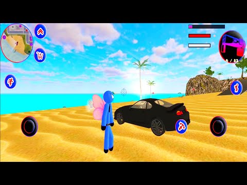 US Police Stickman Rope Hero Gangstar Crime