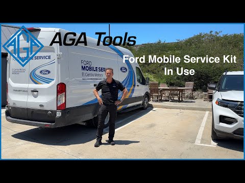 AGA Tools Ford Mobile Service Kit in use
