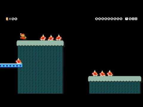 LSB: Spiny Level (DQ) by Buflen - SUPER MARIO MAKER - NO COMMENTARY 1ax