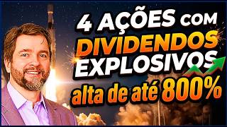 4 AÇÕES COM CRESCIMENTO NOS DIVIDENDOS DE ATÉ 800%. QUAIS DESTAS EU TENHO INVESTIDO?