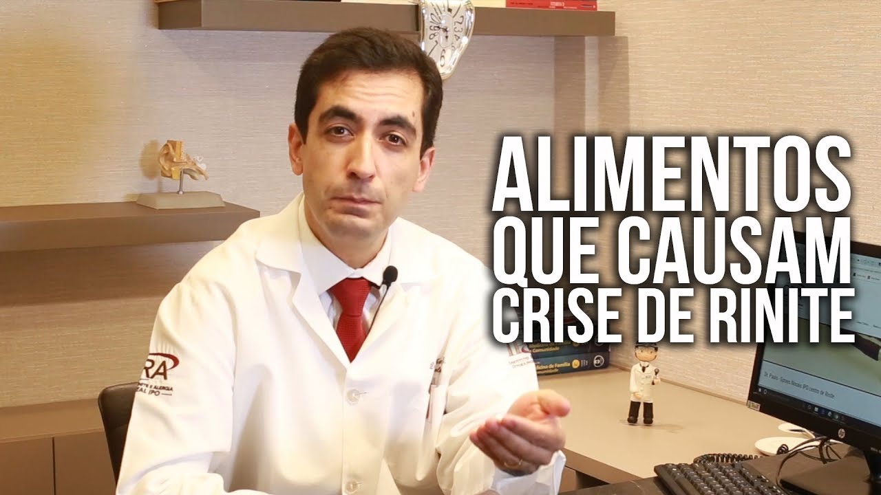 Alimentos que causam crise rinite | CRA - Centro de Rinite e Alergia