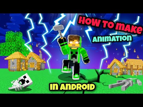 Easiest Way To Make Minecraft 3D Animation In Android || With Mineimator