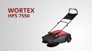 Hand push sweeper HPS 7550 WORTEX
