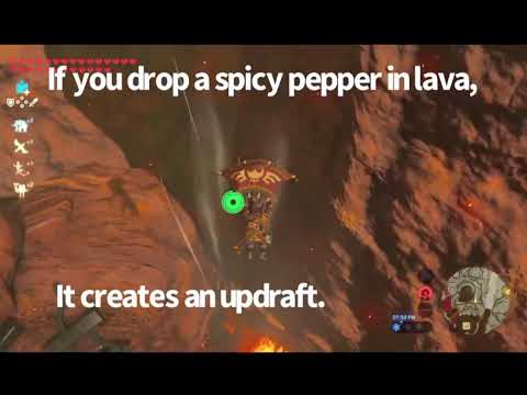 Spicy peppers make updrafts?