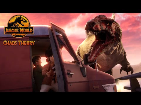 GET IN THE VAN! Surviving the Vicious Becklespinax Attack | Jurassic World: Chaos Theory | Netflix