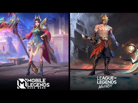 Kayn VS Ruby : Skin Comparison | Mobile Legends VS Wildrift