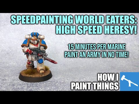 Quick Tips: Speed Painting Heresy-era World Eaters [How I Paint Things]