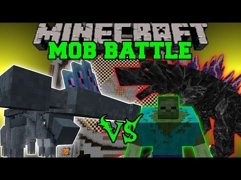 HAMMERHEAD VS MUTANT ZOMBIE, BUGS, & MOBZILLA - Minecraft Mob Battles - Mods