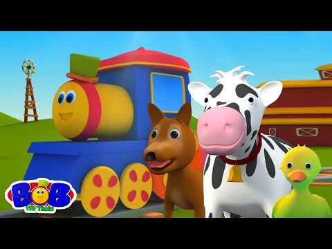 Bob the train çiftliğe gitti + Daha fazla çocuklar için tekerlemeler