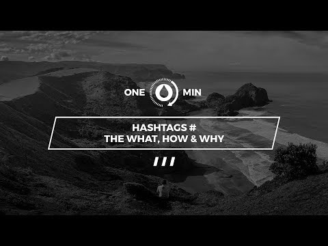 How do hashtags work? Find out in this week's One Minute Monday