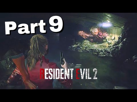 Sewer Monsters | RESIDENT EVIL 2 (Remake) Claire Walkthrough - Part 9