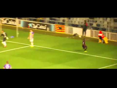 Gol de Dongou (FCB) / Barcelona B 1-1 Real Valladolid 14/15