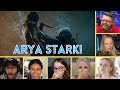 Reactors Reaction to ARYA STARK and The NIGHT KING | Game of Thrones 8x3