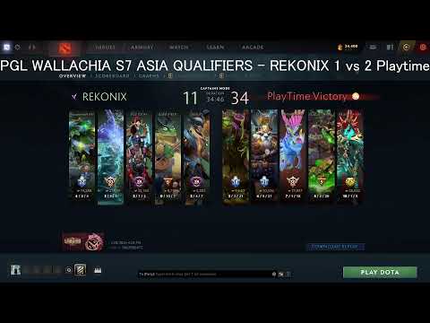 PGL Wallachia Season 7 Asia Qualifiers - REKONIX vs Playtime