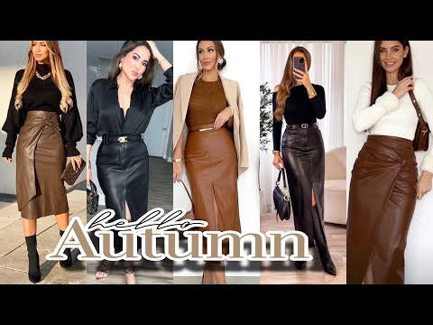 ROPA DE MODA OTOÑO INVIERNO 24-25 Looks en TENDENCIA COMBINACIONES DE Ropa MODERNA
