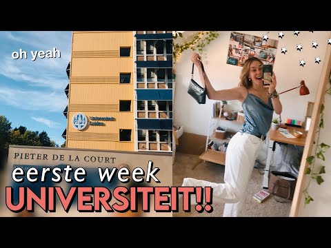 EERSTE WEEK OP DE UNIVERSITEIT VLOG!! *eerstejaars Pedagogische Wetenschappen studente!*