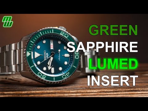 Seiko SBSA011 L.C.B.I. Green Lumed Sapphire Insert PO Style (SRPD61)