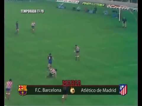 FC Barcelona v Atlético de Madrid 1977/78