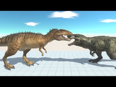 (New Update) Carcharodontosaurus Death Run Tour - Animal Revolt Battle Simulator