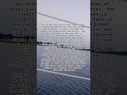 Theodore Roosevelt Quote