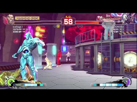 Super Street Fighter 4 AE \\\  iceOage r (BALROG/BOXER) vs (SETH) id POONGKO \\\