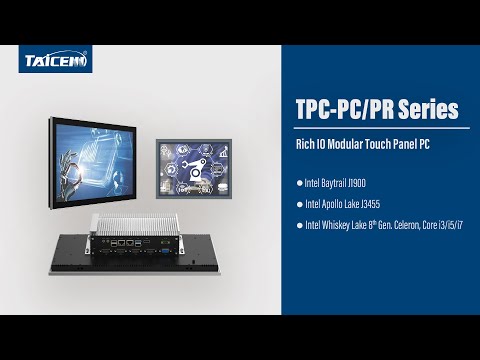 Rich IO Modular Touch Panel PC (TPC-PC/PR Series)