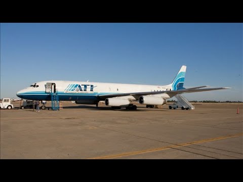 Air Transport International Douglas DC-8-62 Combi - Departure/Arrival at Sacramento McClellan (MCC)