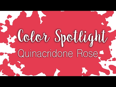 Color Spotlight: Quinacridone Rose / Watercolor Color Profile