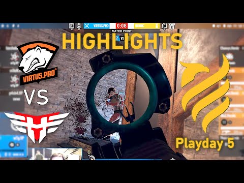 GREAT GAME! Virtus Pro vs Heroic - HIGHLIGHTS - Playday 5 - EUL 2021 Stage 3 - R6 Esport