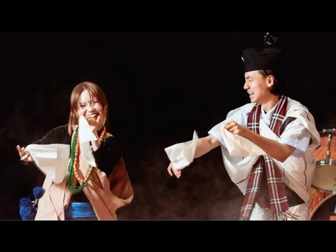 'Jau Saili Beni Bajar' jhyaure dance at Tamu Lhosar 2025, Canberra.