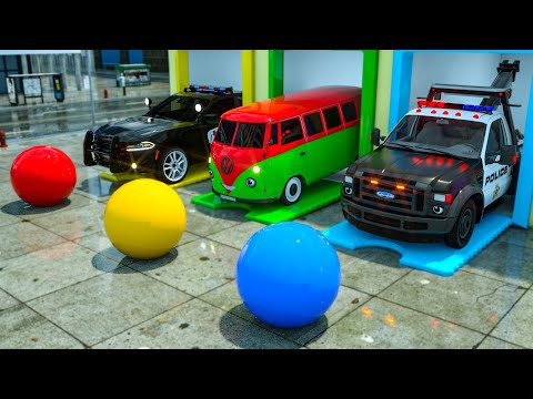 Police Car Lucas Needs to be Washed | Wheel City Heroes (WCH) Police Truck Cartoon