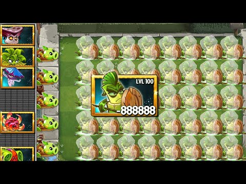 PvZ2 Challenge -  All Plant's  POWER UP vs Super Frozen Plants - PvZ 2 New Update 10.5.1