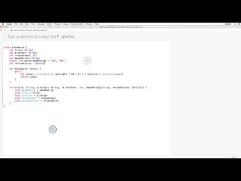 Type Properties Computed Properties