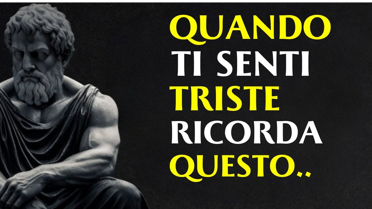 12 LEZIONI STOICHE per NON SENTIRSI MAI SOLO o DEPRESSO | Stoicismo