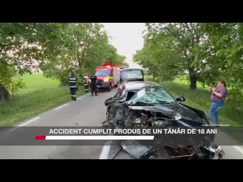 Accident cumplit, produs de un tânăr de 18 ani