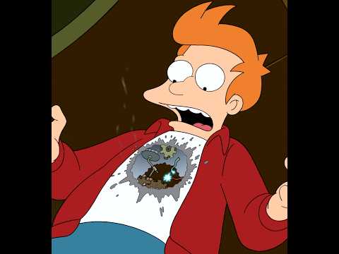 Fry is a robot #futurama #funny #cartoon #movie #animation