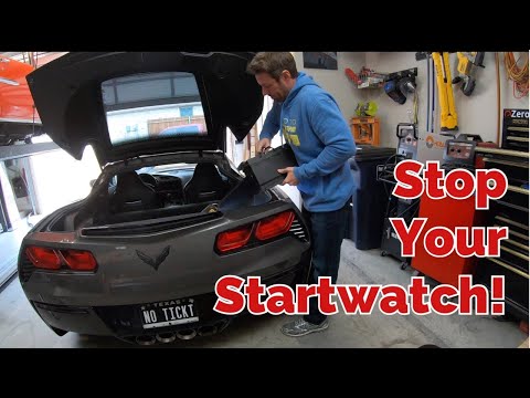 C7 Corvette ONE MINUTE BATTERY CHANGE! Faster is better until you accidentally key your vette 🤷‍♂️