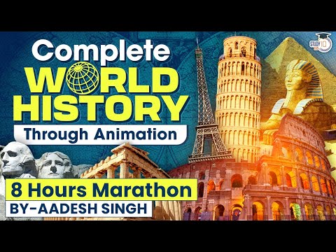 Complete World History in 8 Hours Through Animation | UPSC IAS